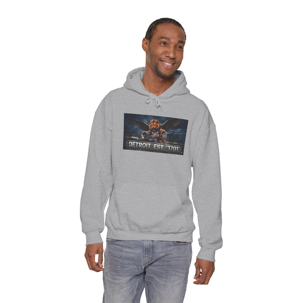 Men's Detroit Fliger Guardian Hoodie — Detroit Est. 1701 City Pride Pullover