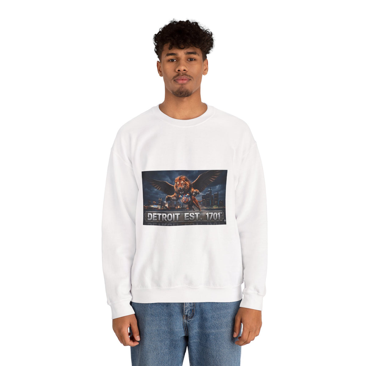 Men's Detroit Fliger Guardian Sweatshirt — Detroit Est. 1701 City Pride