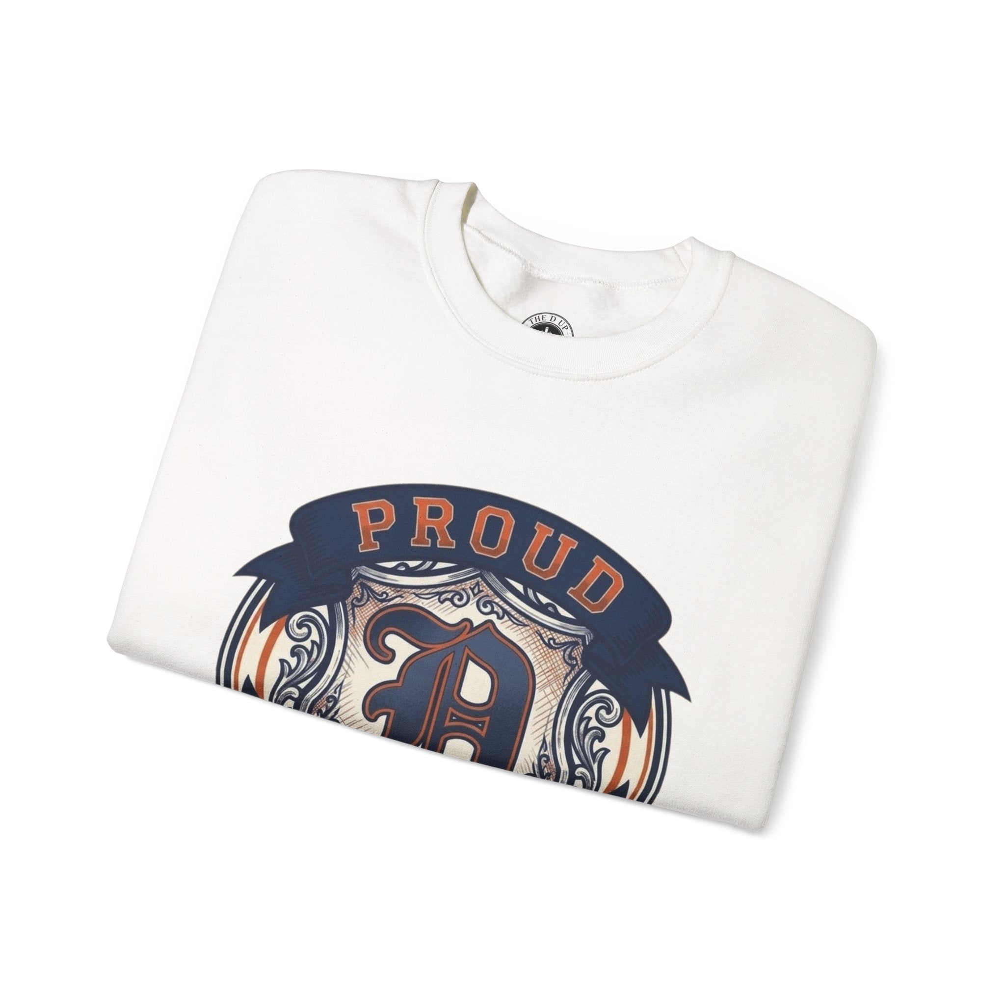 Proud to Be a D Detroit Crewneck Sweatshirt(Unisex)