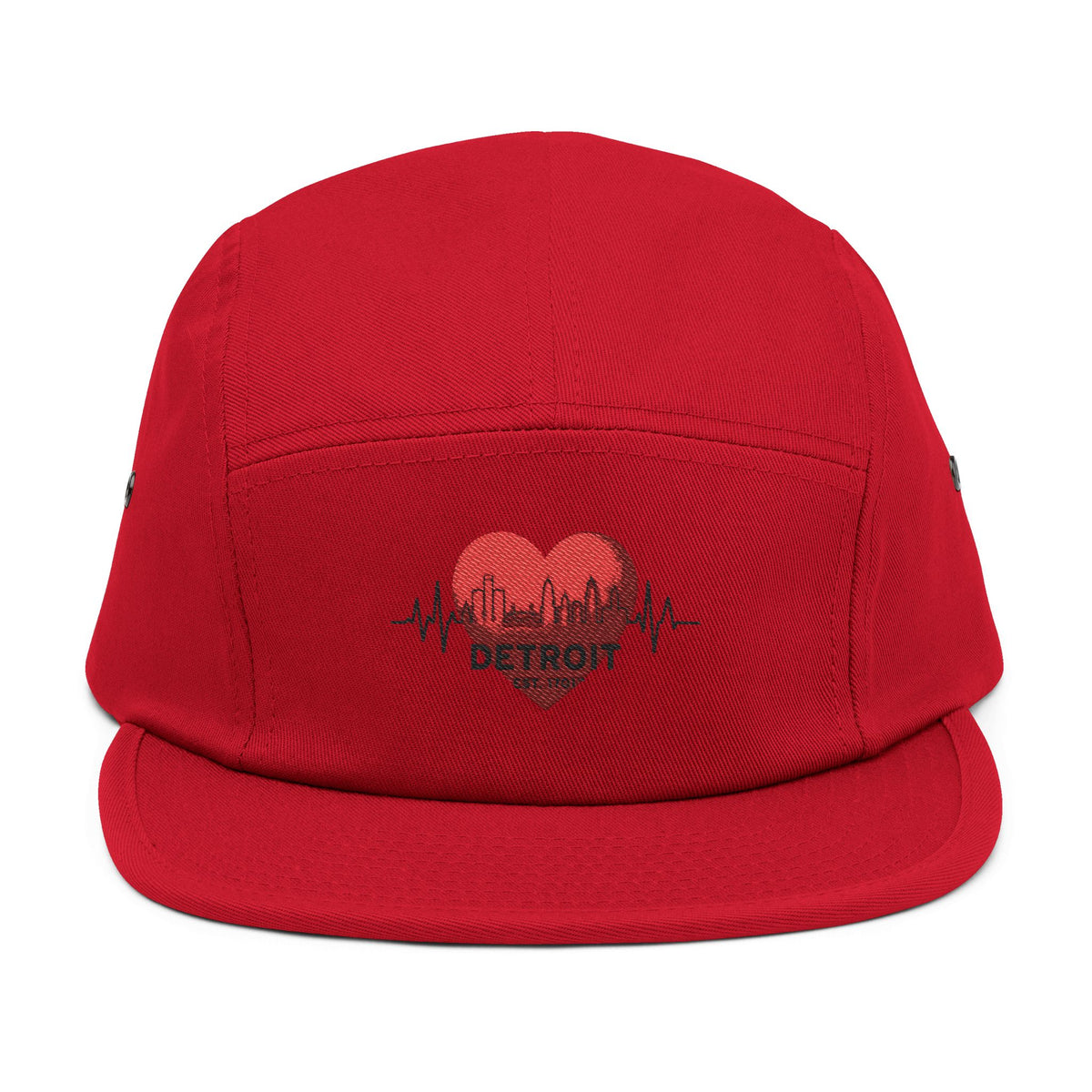 Detroit Heartbeat Embroidered 5-Panel Cap