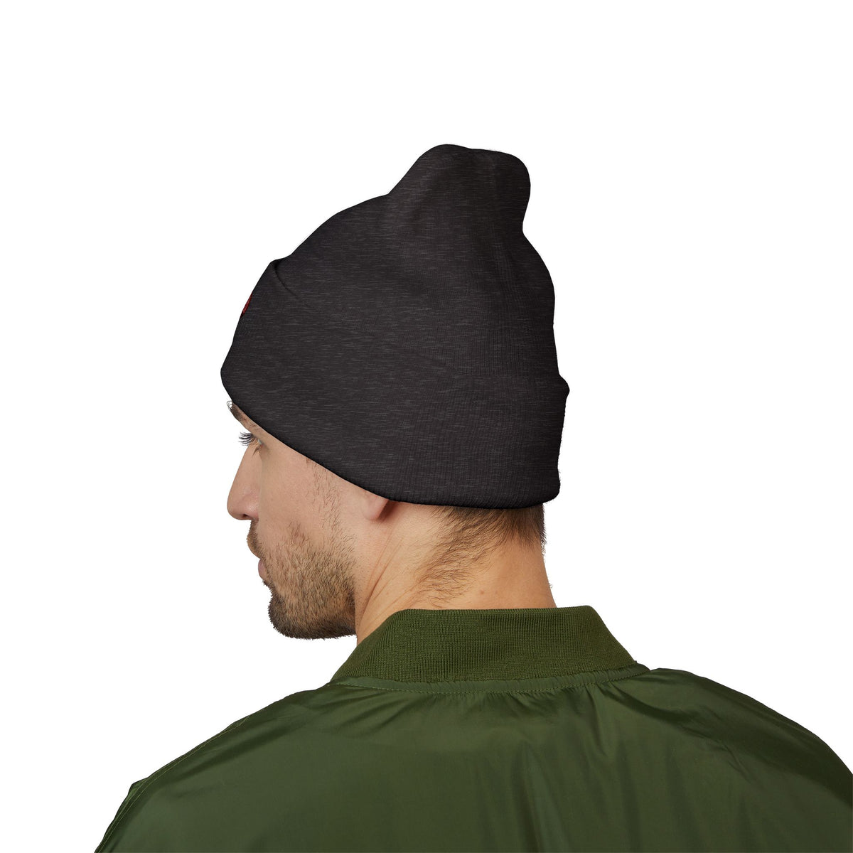 Detroit Heartbeat Beanie — Embroidered Cuffed Knit Hat