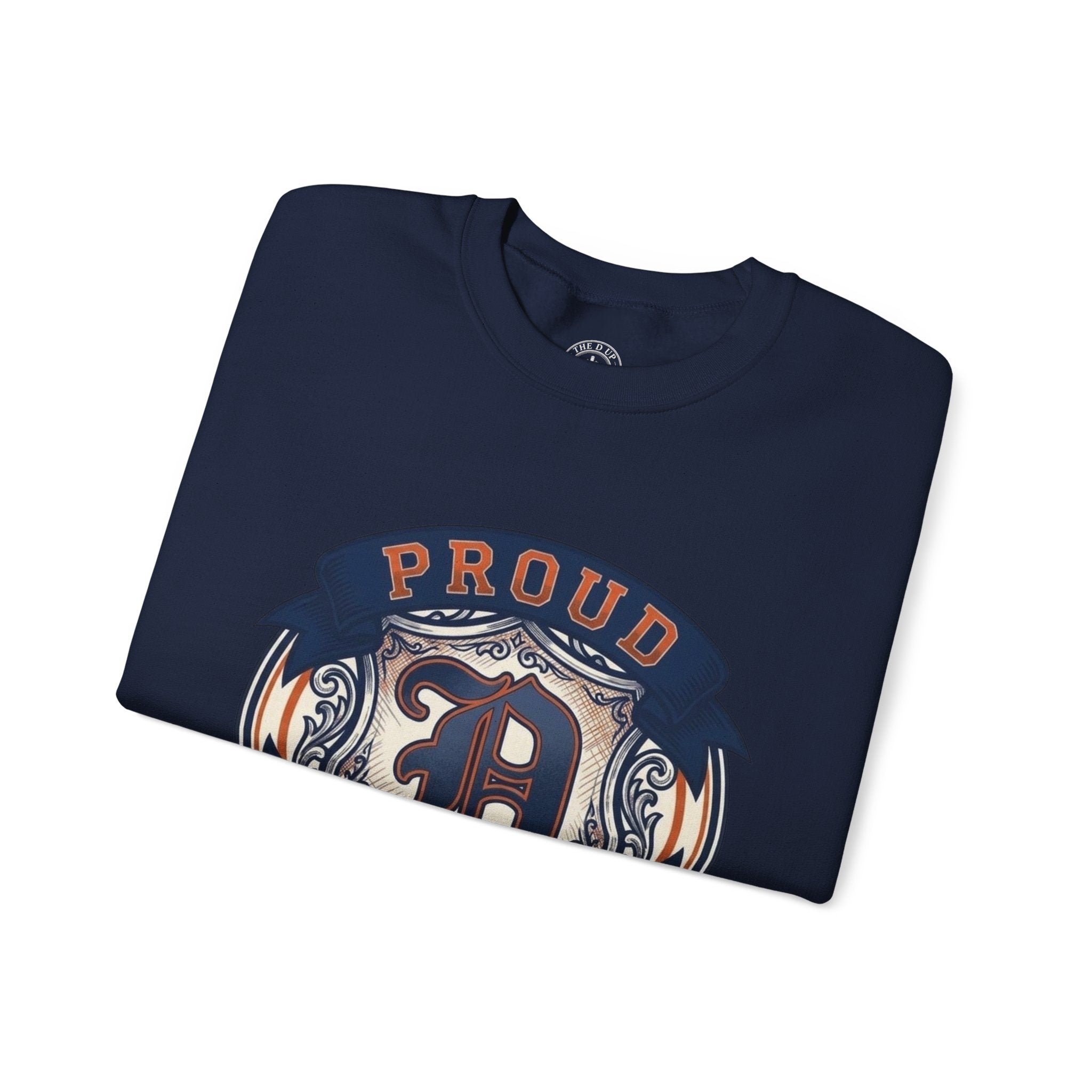 Proud to Be a D Detroit Crewneck Sweatshirt(Unisex)