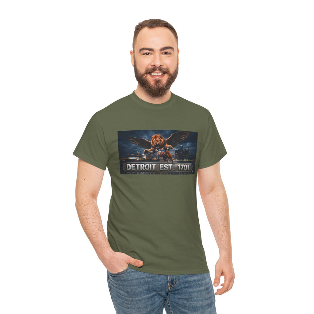 Men's Detroit Fliger Guardian Tee — Detroit Est. 1701 City Pride