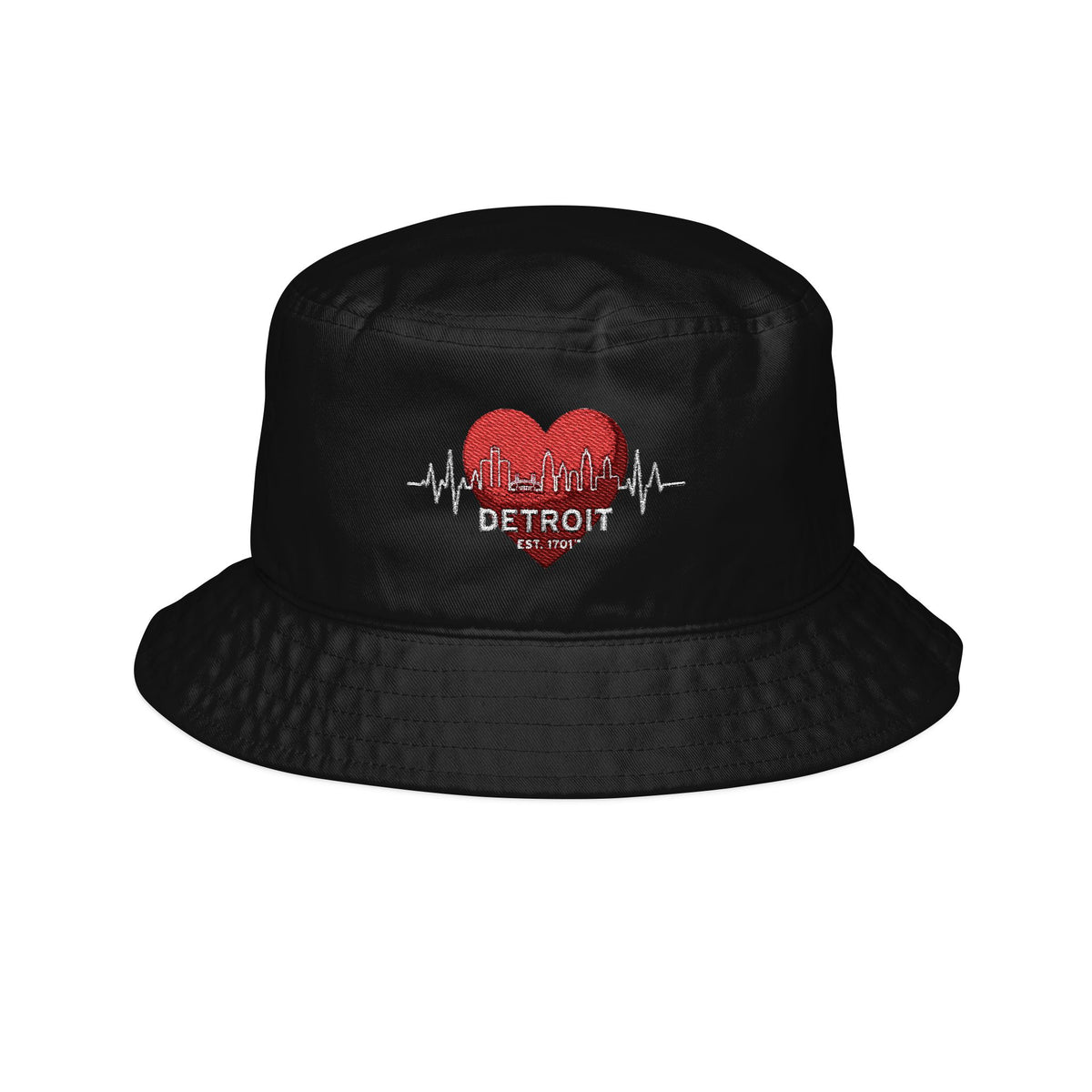Detroit Heartbeat Bucket Hat