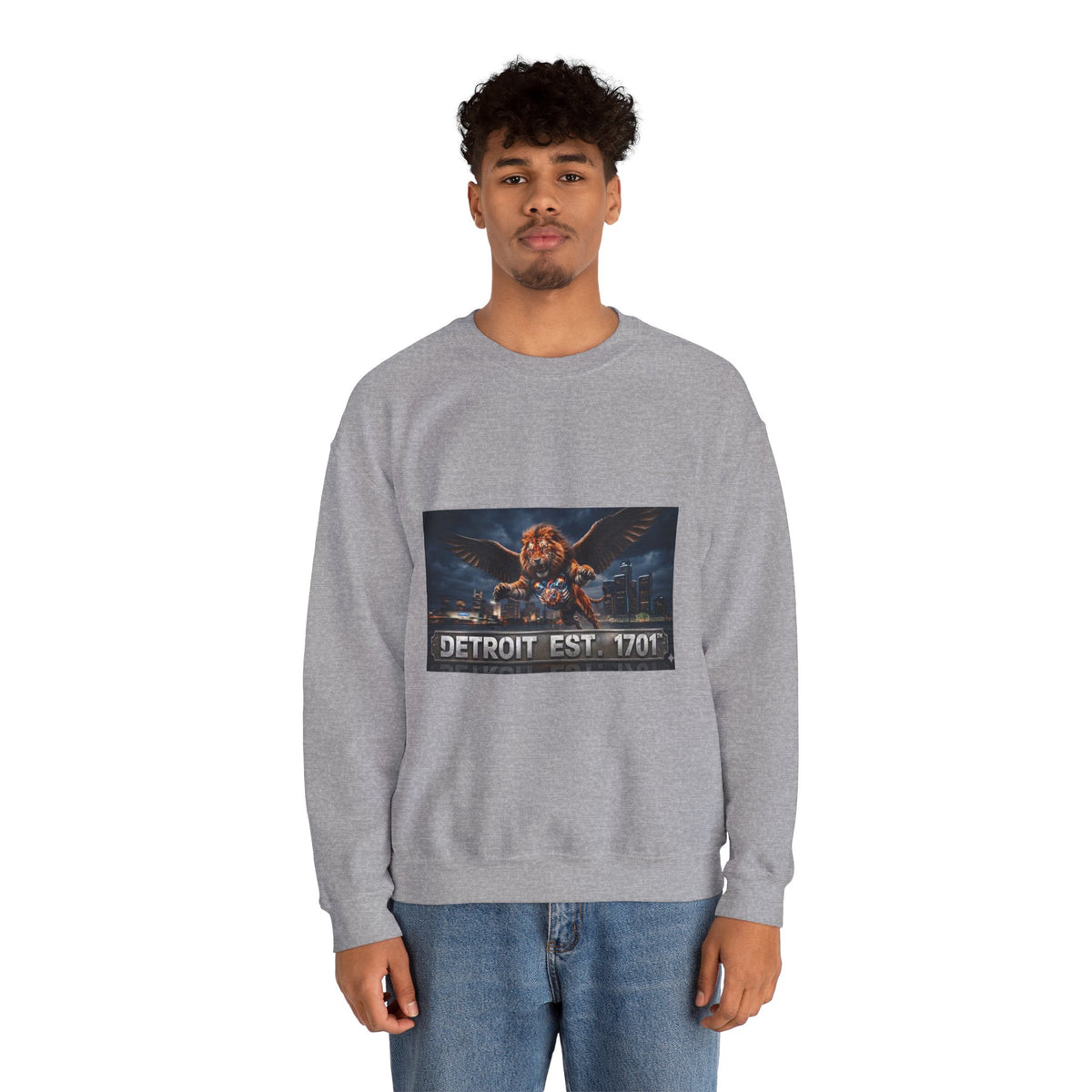 Men's Detroit Fliger Guardian Sweatshirt — Detroit Est. 1701 City Pride