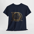 Men's Detroit Pride Lion D T Shirt — Gold Foil Monogram Detroit Lion Graphic(Unisex)