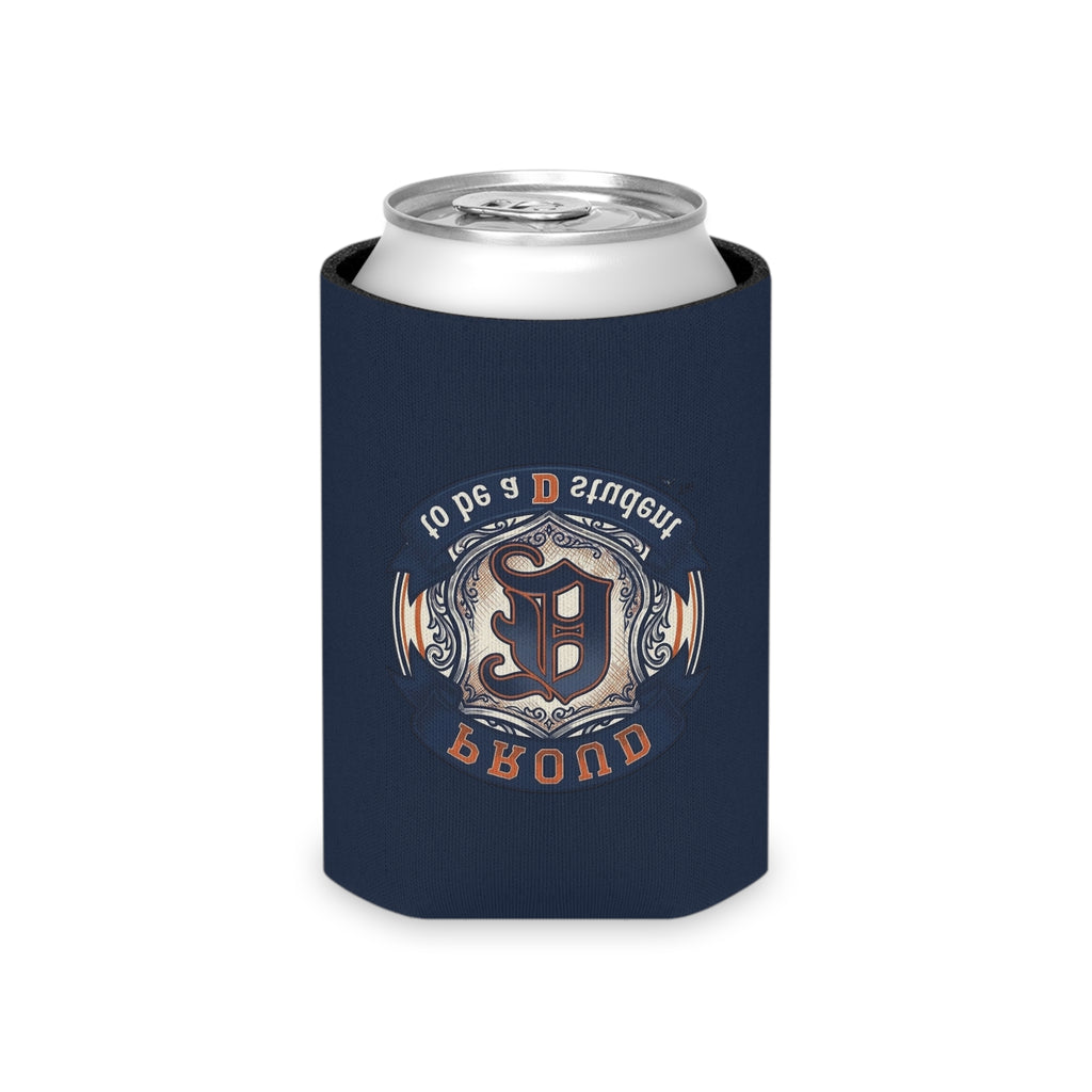 Detroit Pride Can Cooler — Motor City Graphic Insulated Drink Sleeve