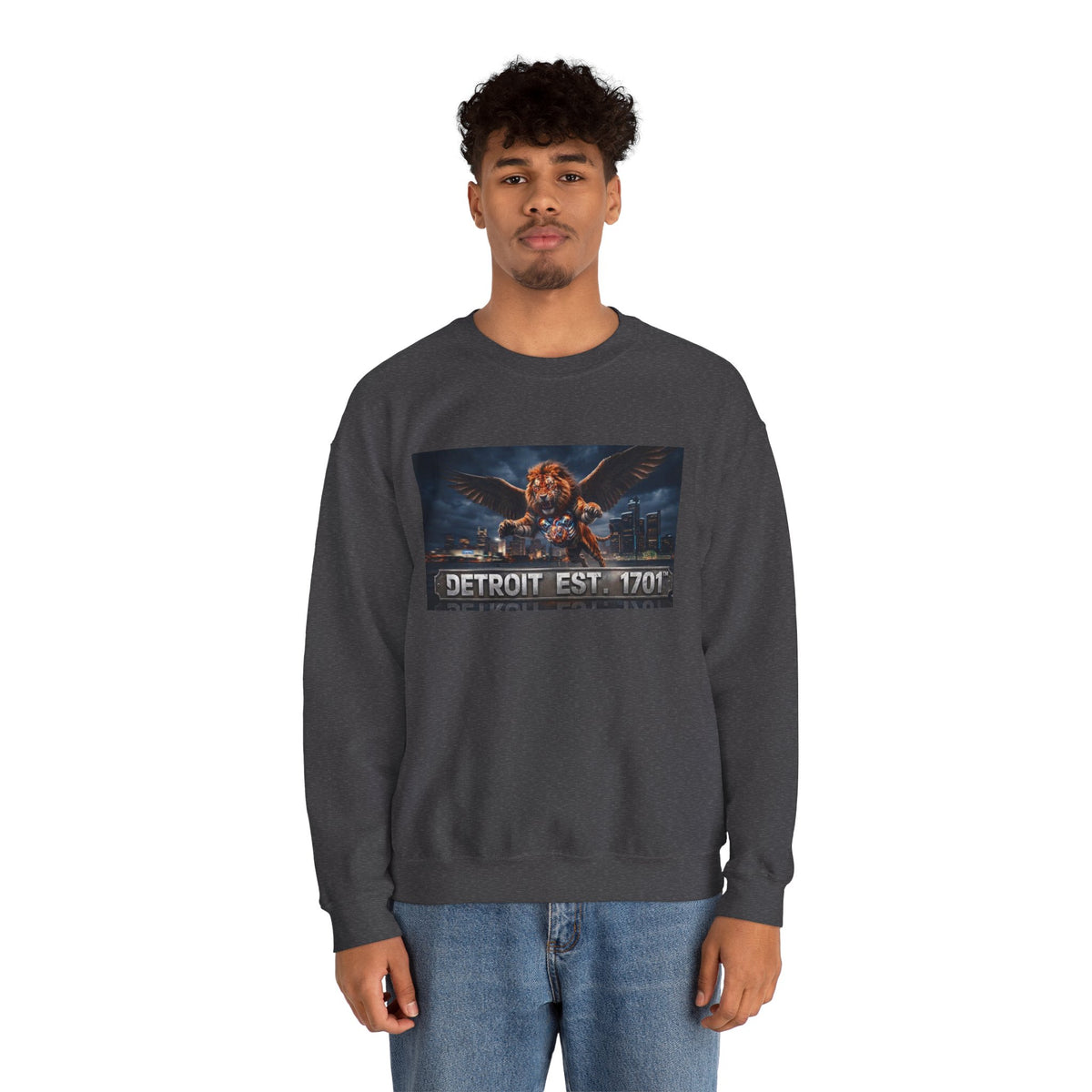 Men's Detroit Fliger Guardian Sweatshirt — Detroit Est. 1701 City Pride