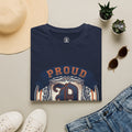 Detroit Pride "PROUD" Vintage Crest T-Shirt — Motor City Hometown Graphic Cotton Tee