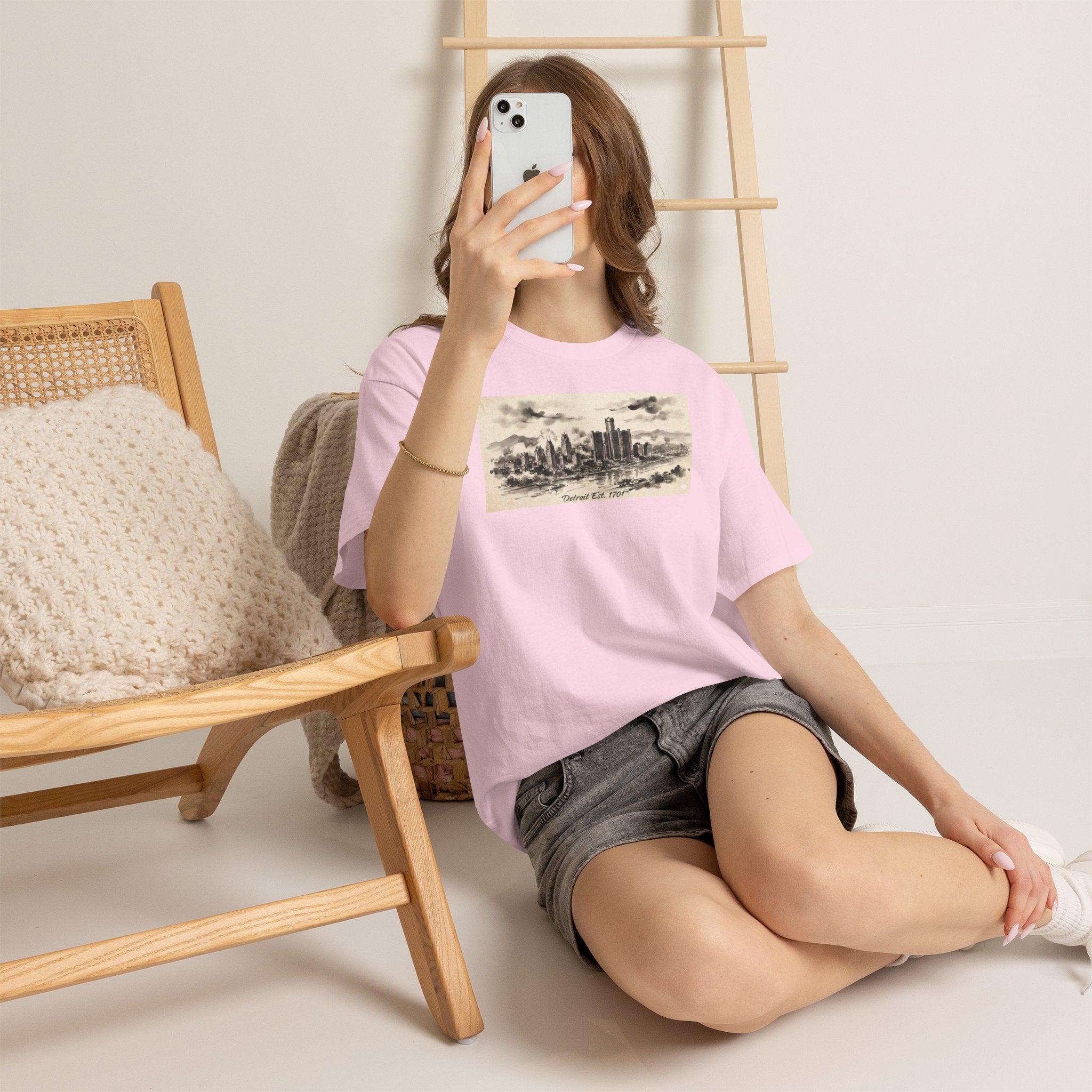 Detroit Pride Vintage Skyline Tee — "Detroit, Est. 1701" Cotton T-Shirt | Motor City Roots