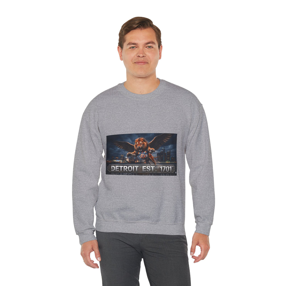 Men's Detroit Fliger Guardian Sweatshirt — Detroit Est. 1701 City Pride