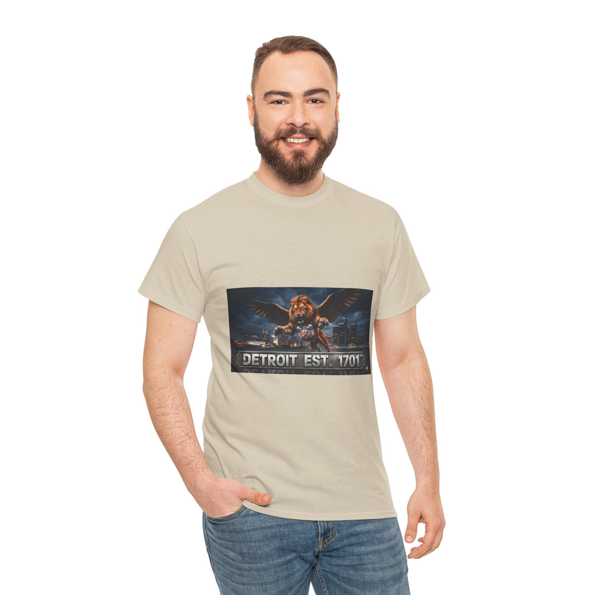 Men's Detroit Fliger Guardian Tee — Detroit Est. 1701 City Pride