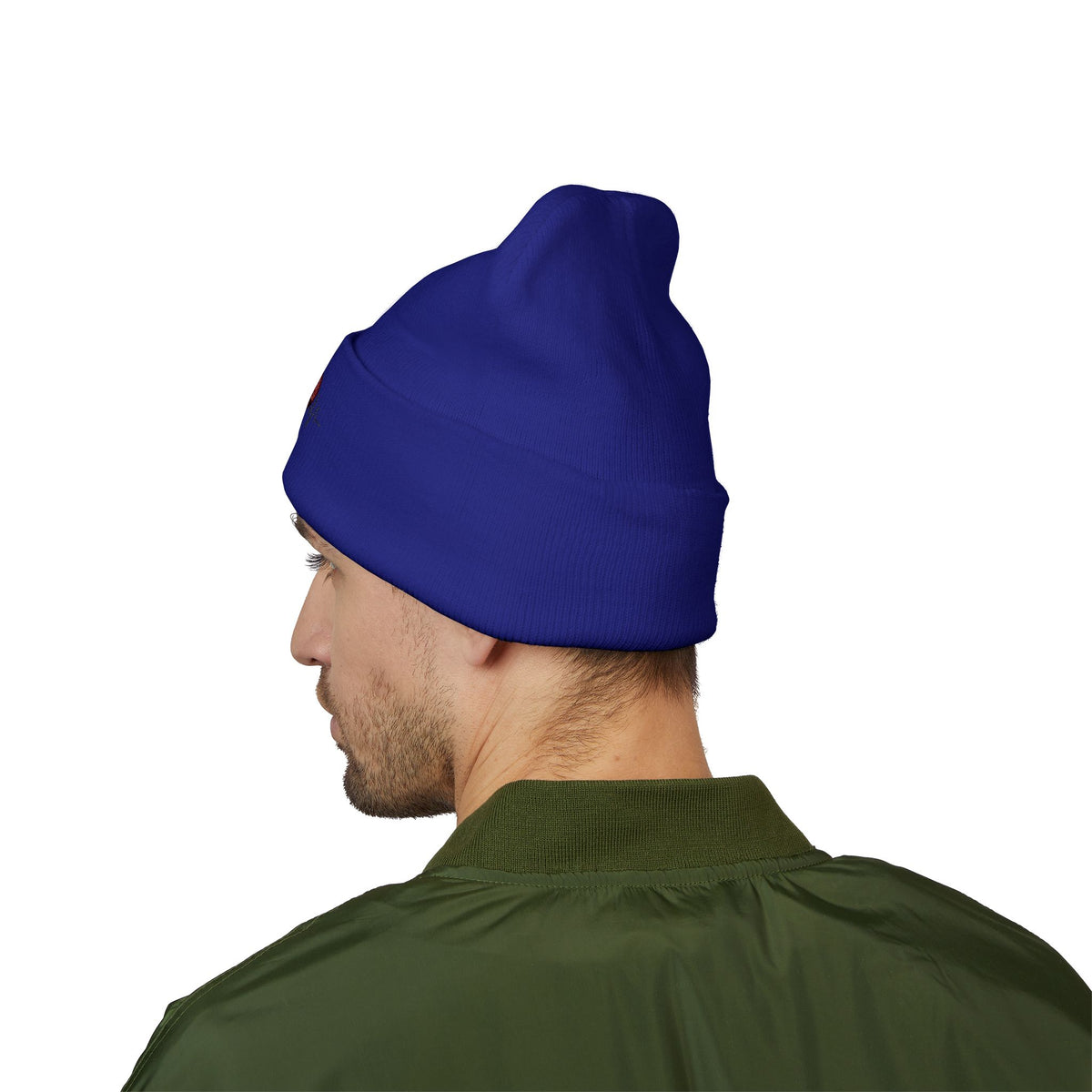 Detroit Heartbeat Beanie — Embroidered Cuffed Knit Hat