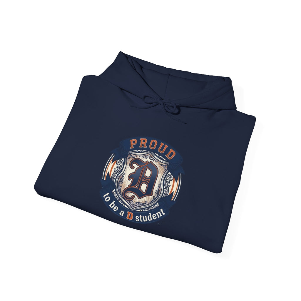Detroit Pride Crest Hoodie — Vintage Motor City Varsity Pullover | Proud to Be a D