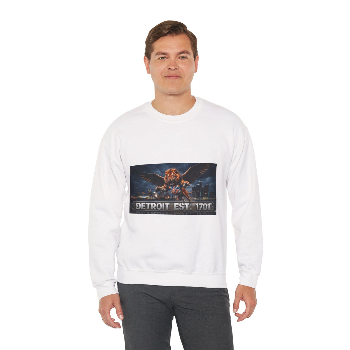 Men's Detroit Fliger Guardian Sweatshirt — Detroit Est. 1701 City Pride