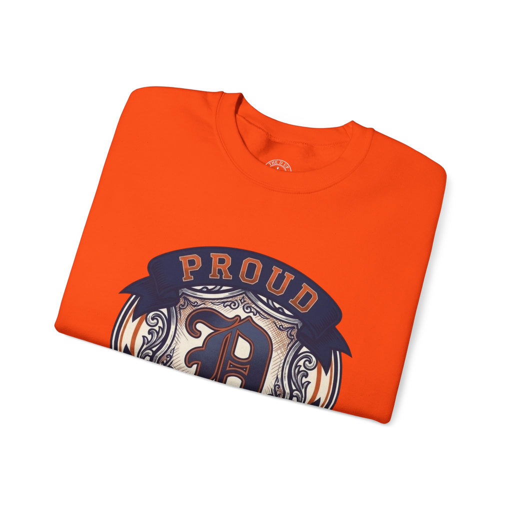 Proud to Be a D Detroit Crewneck Sweatshirt(Unisex)