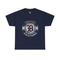 Detroit Pride D Student Tee — Vintage Crest Cotton T-Shirt(Unisex)