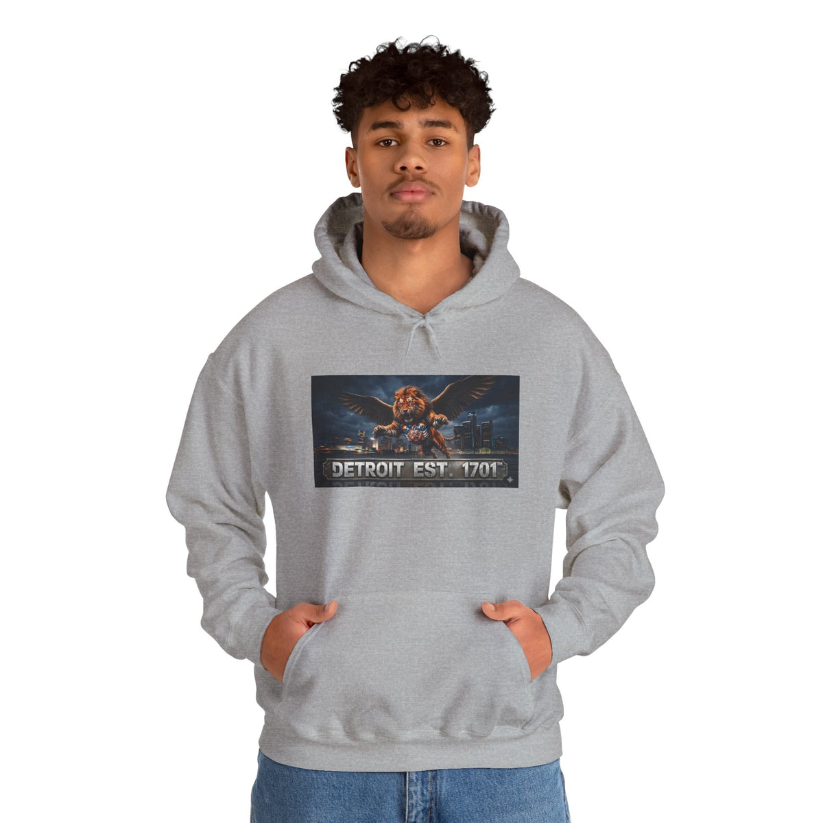 Men's Detroit Fliger Guardian Hoodie — Detroit Est. 1701 City Pride Pullover