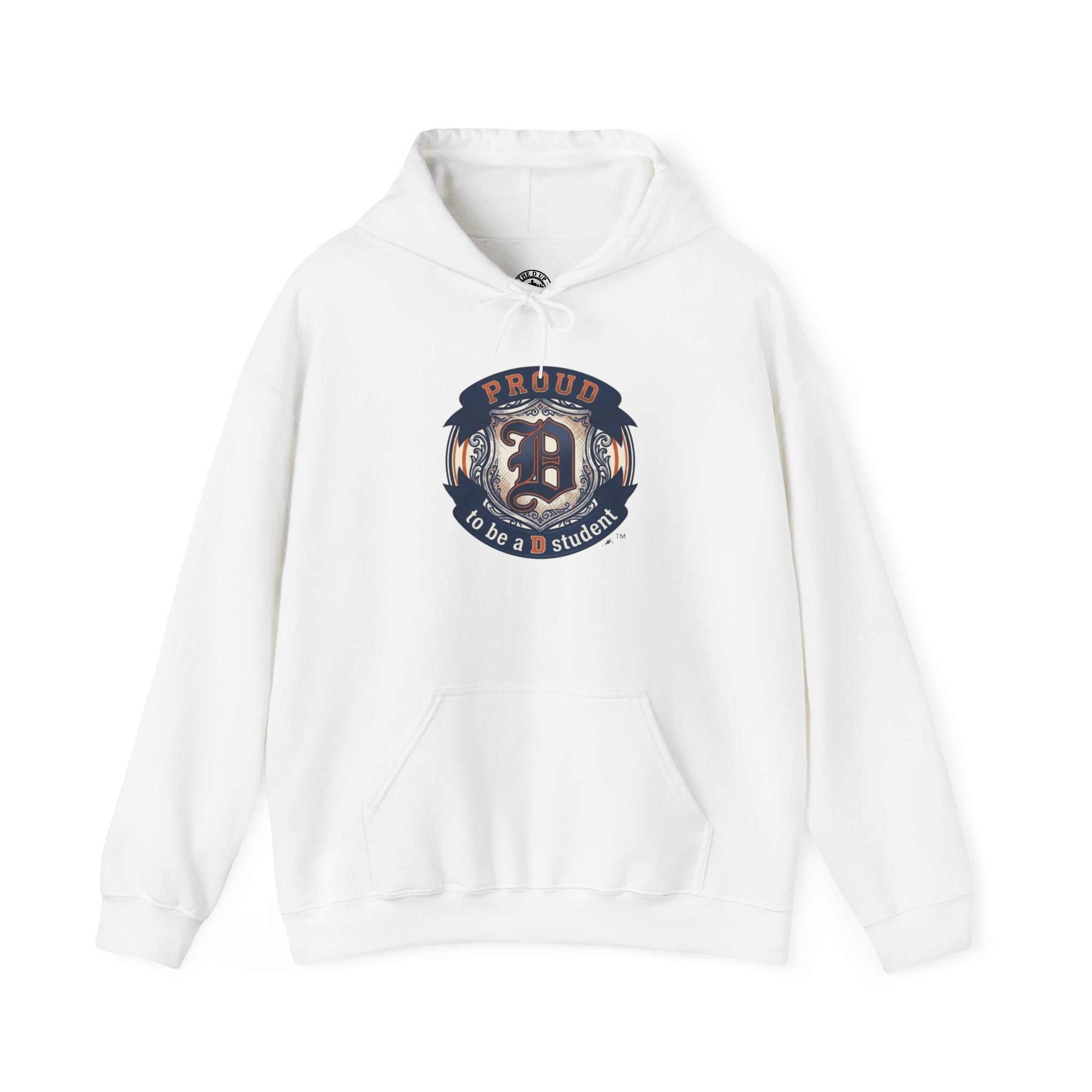 Detroit Pride Crest Hoodie — Vintage Motor City Varsity Pullover | Proud to Be a D