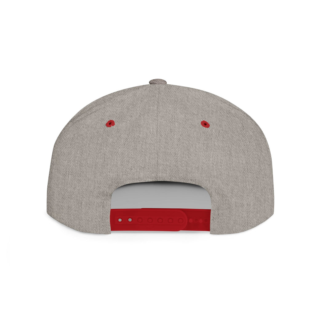 Detroit Heartbeat Snapback Hat — Embroidered City Heart Graphic