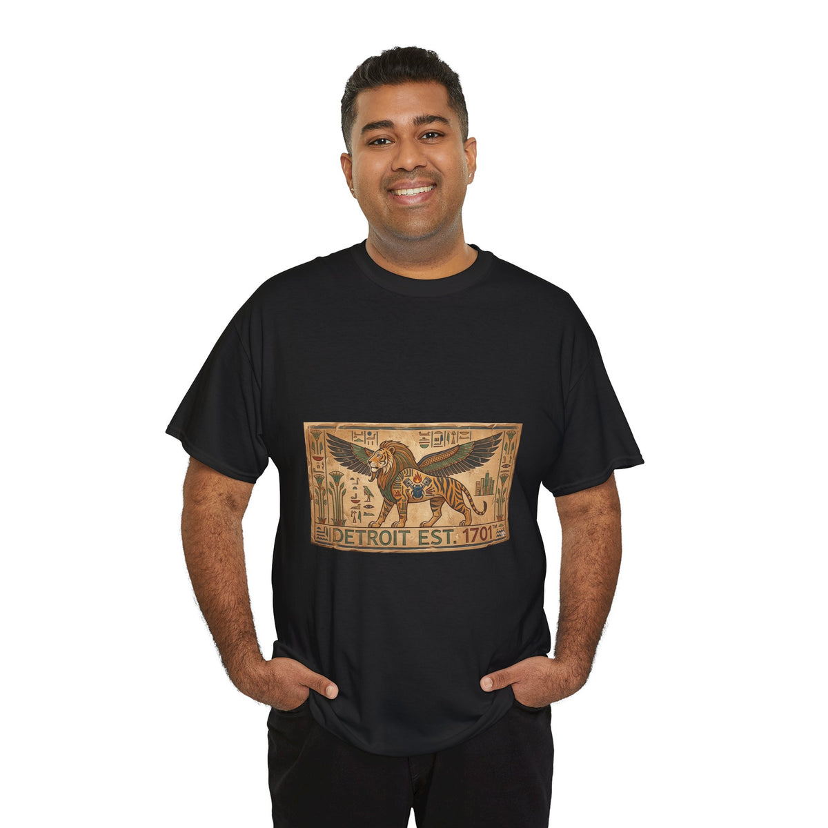 Detroit Fliger Guardian Vintage Tee — "Detroit Est. 1701"