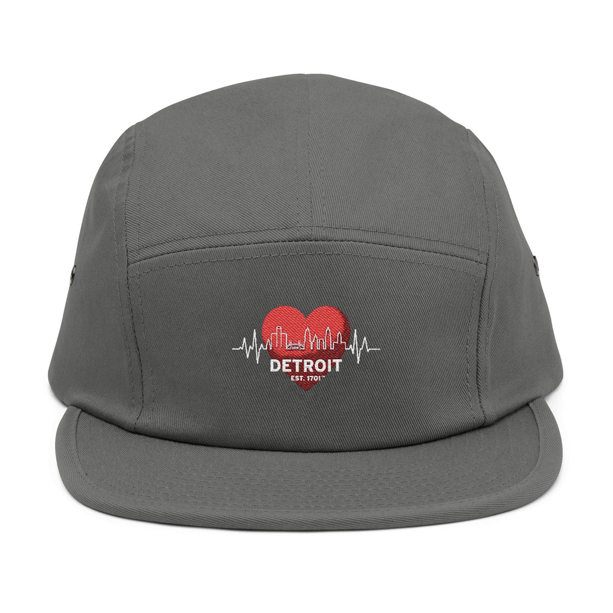 Detroit Heartbeat Embroidered 5-Panel Cap