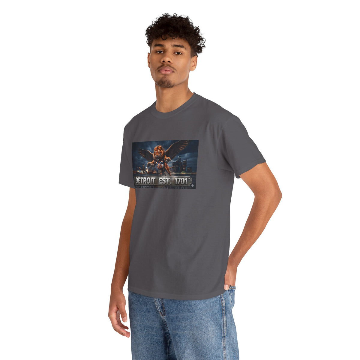 Men's Detroit Fliger Guardian Tee — Detroit Est. 1701 City Pride