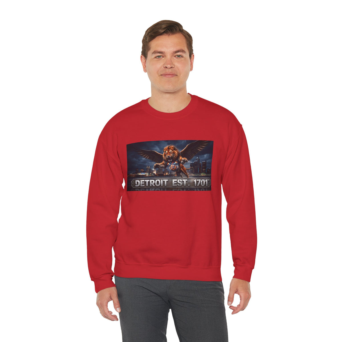 Men's Detroit Fliger Guardian Sweatshirt — Detroit Est. 1701 City Pride