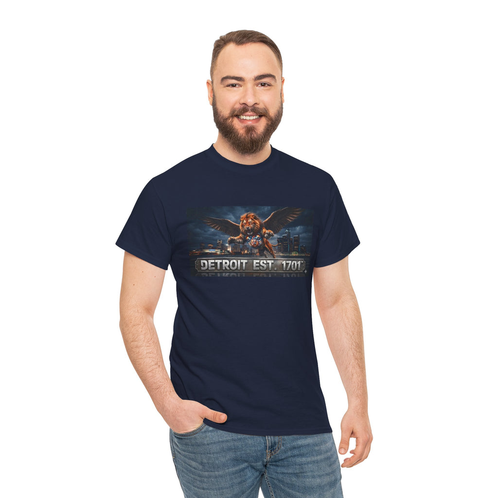 Men's Detroit Fliger Guardian Tee — Detroit Est. 1701 City Pride