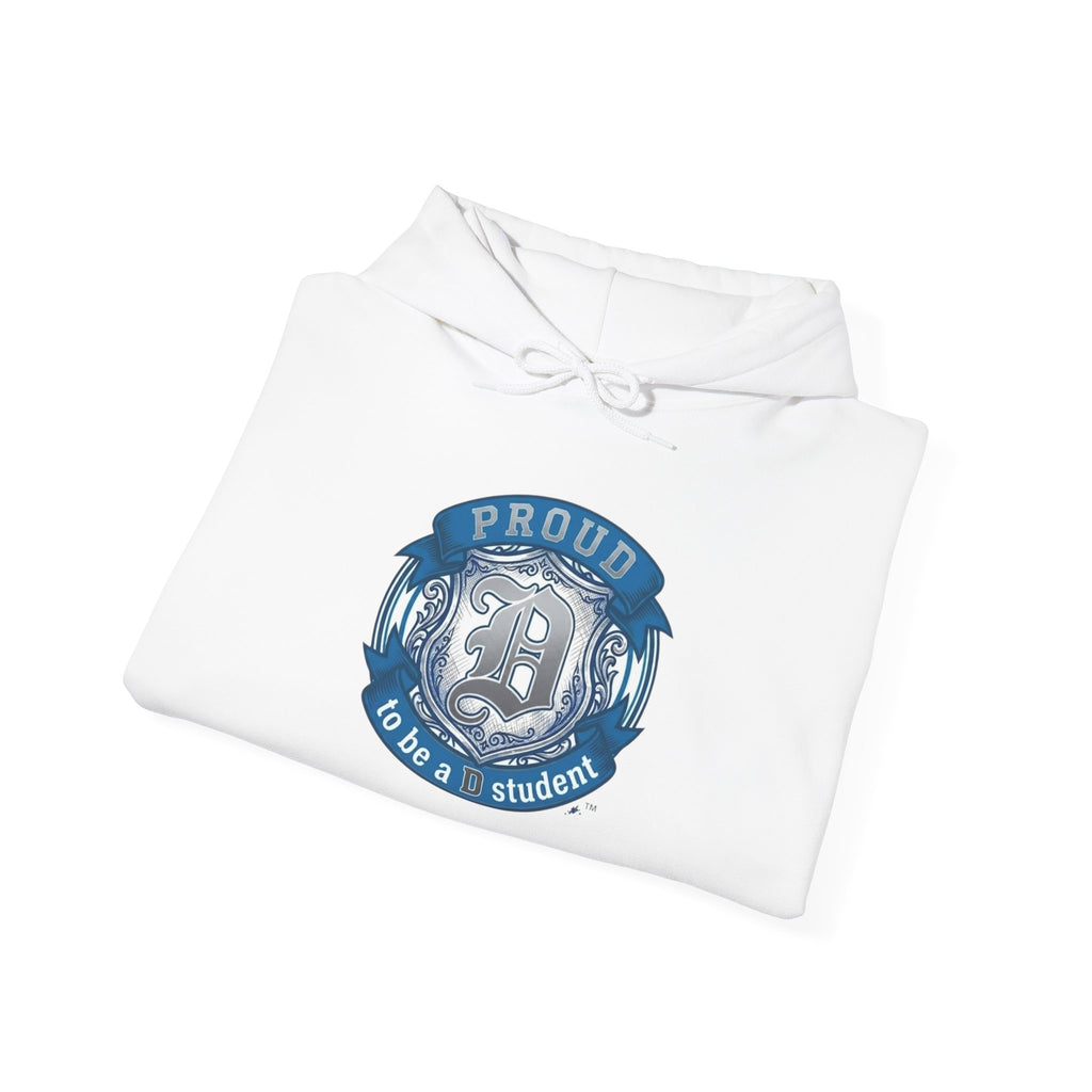 Detroit Pride Crest Hoodie — Vintage Motor City Varsity Pullover | Proud to Be a D